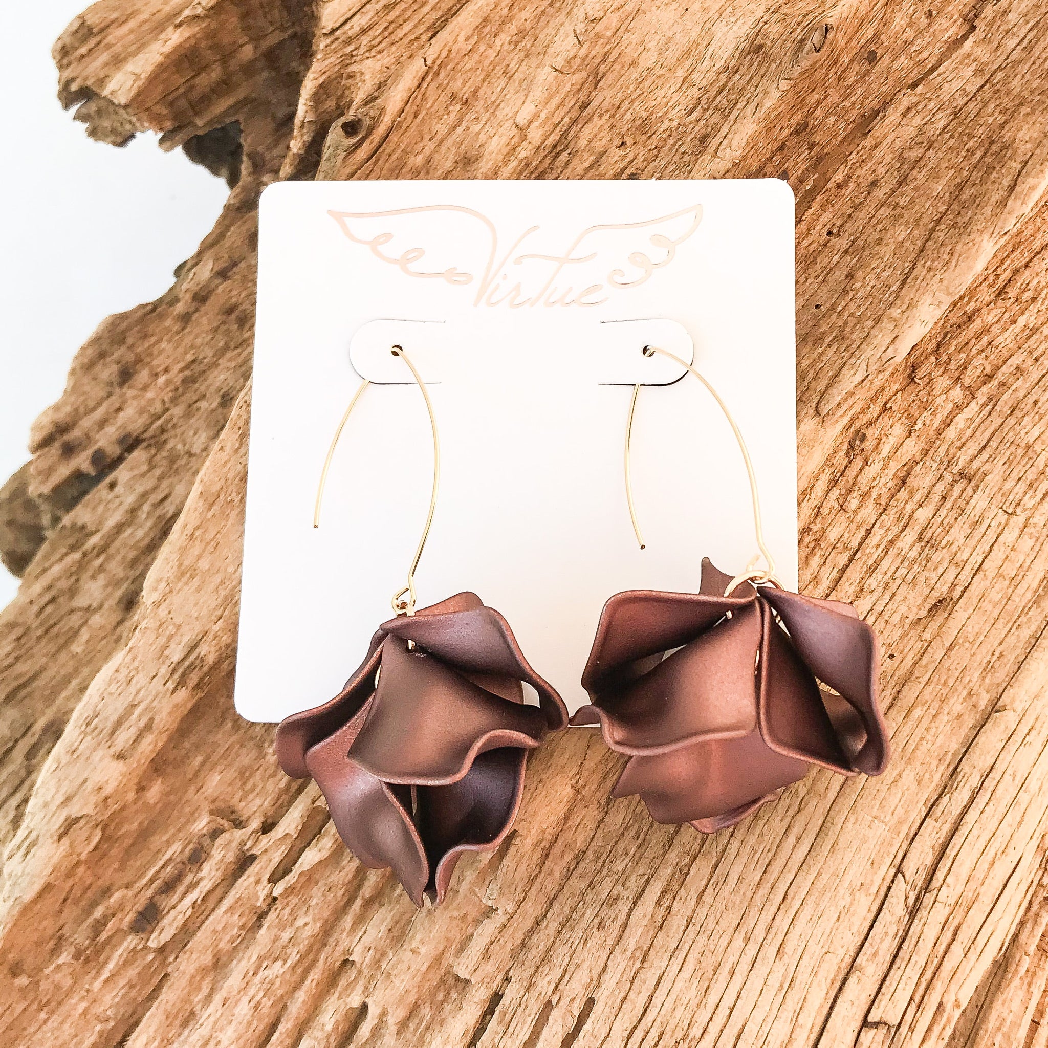 Hyacinth Tiered Marquis Earrings