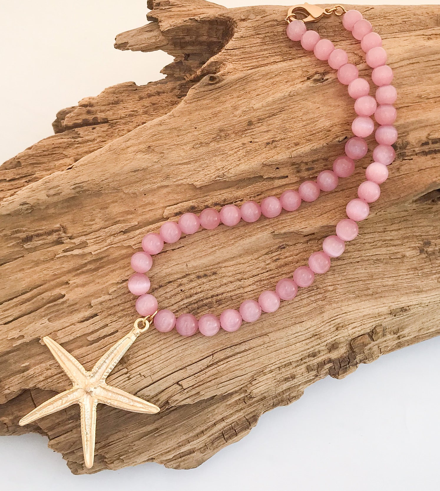 Starfish Gemstone Necklace