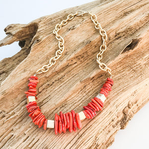 Chip Magnesite Necklace