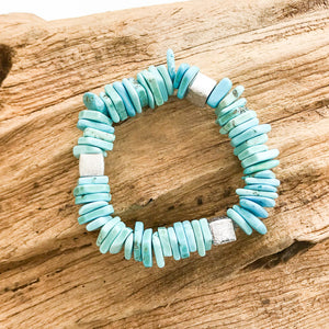 Chip Magnesite Colorblack Bracelet