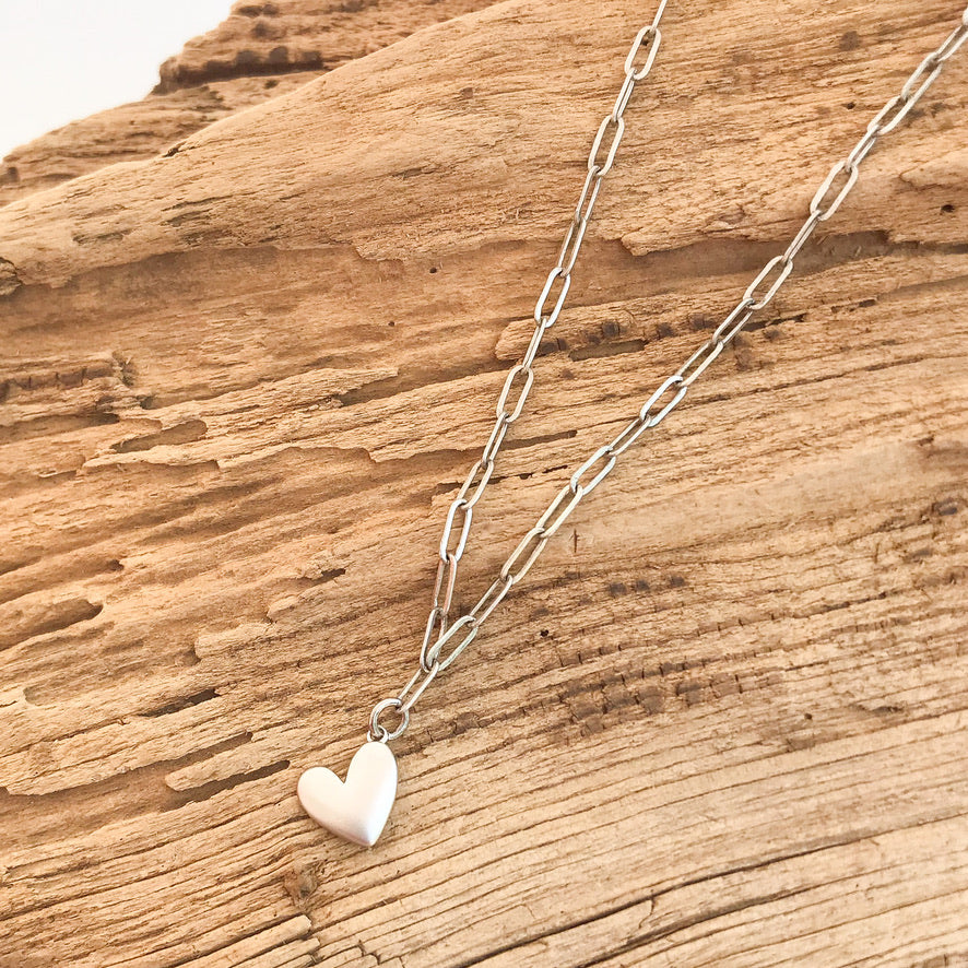 Puffy Heart on Paperclip