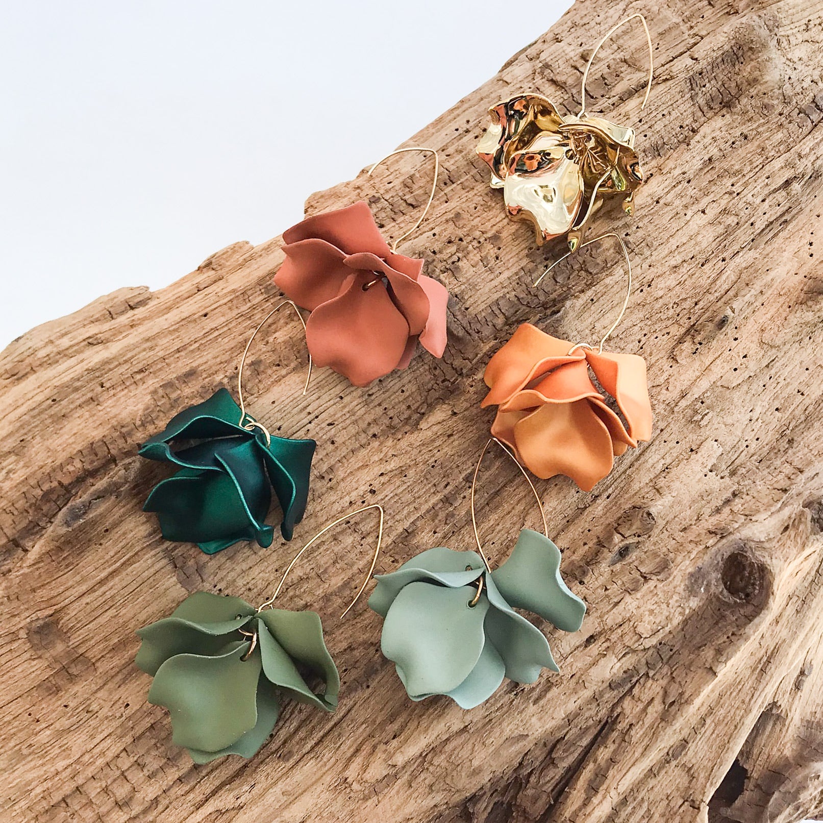 Hyacinth Tiered Marquis Earrings