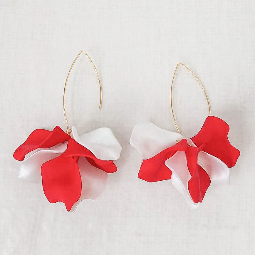 Hyacinth Tiered Marquis Earrings