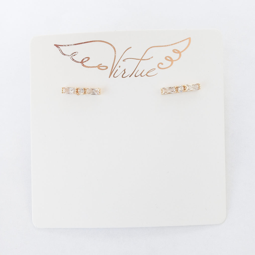 Baguette Studs