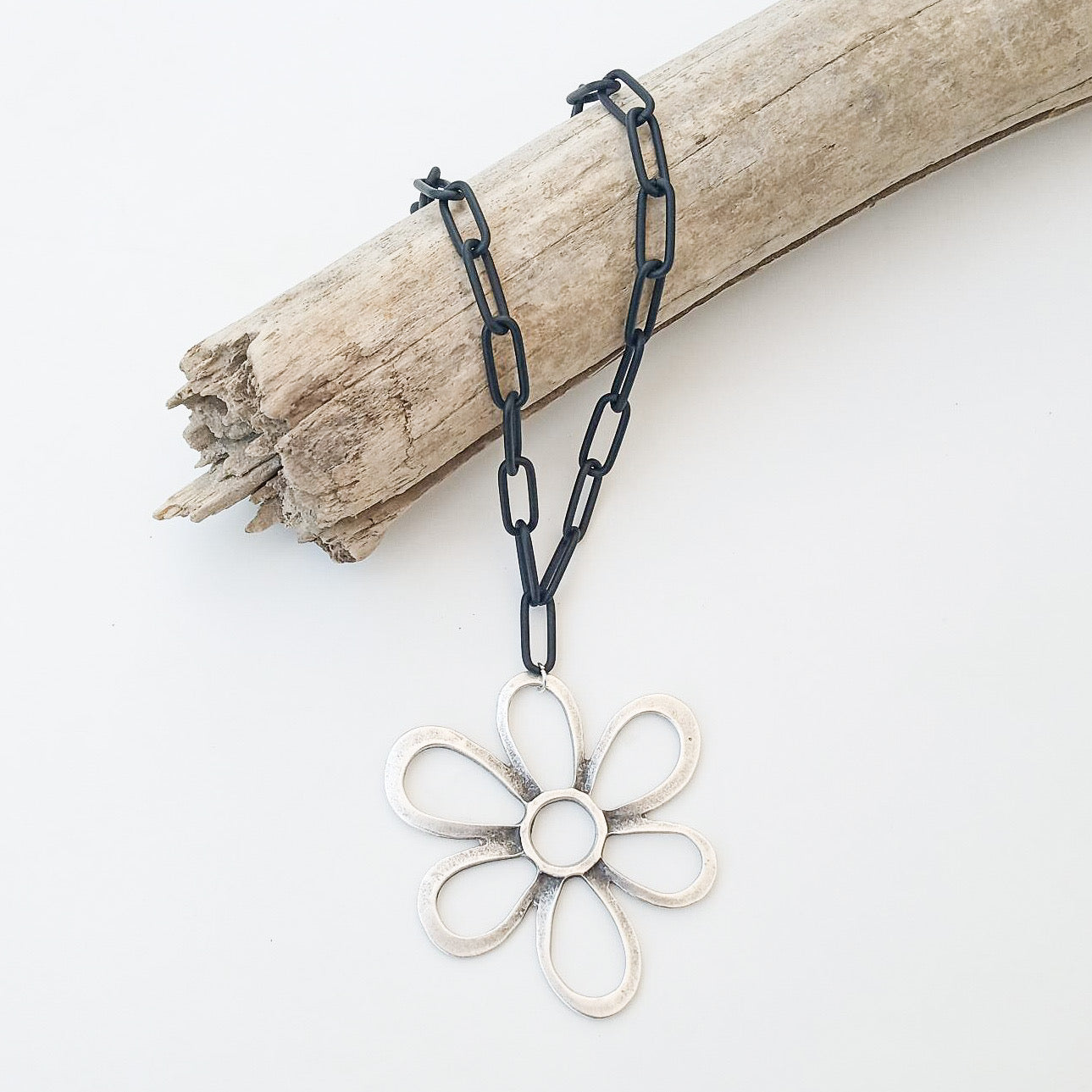 Abstract Daisy on XL Paperclip