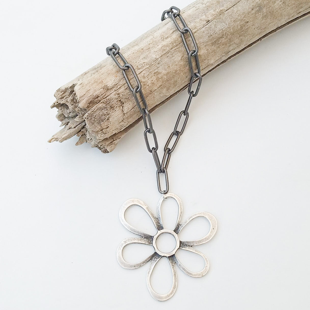 Abstract Daisy on XL Paperclip