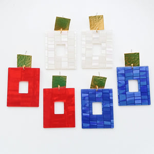 Square Hammered Post Acrylic