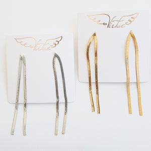 Snake Fringe Earrings