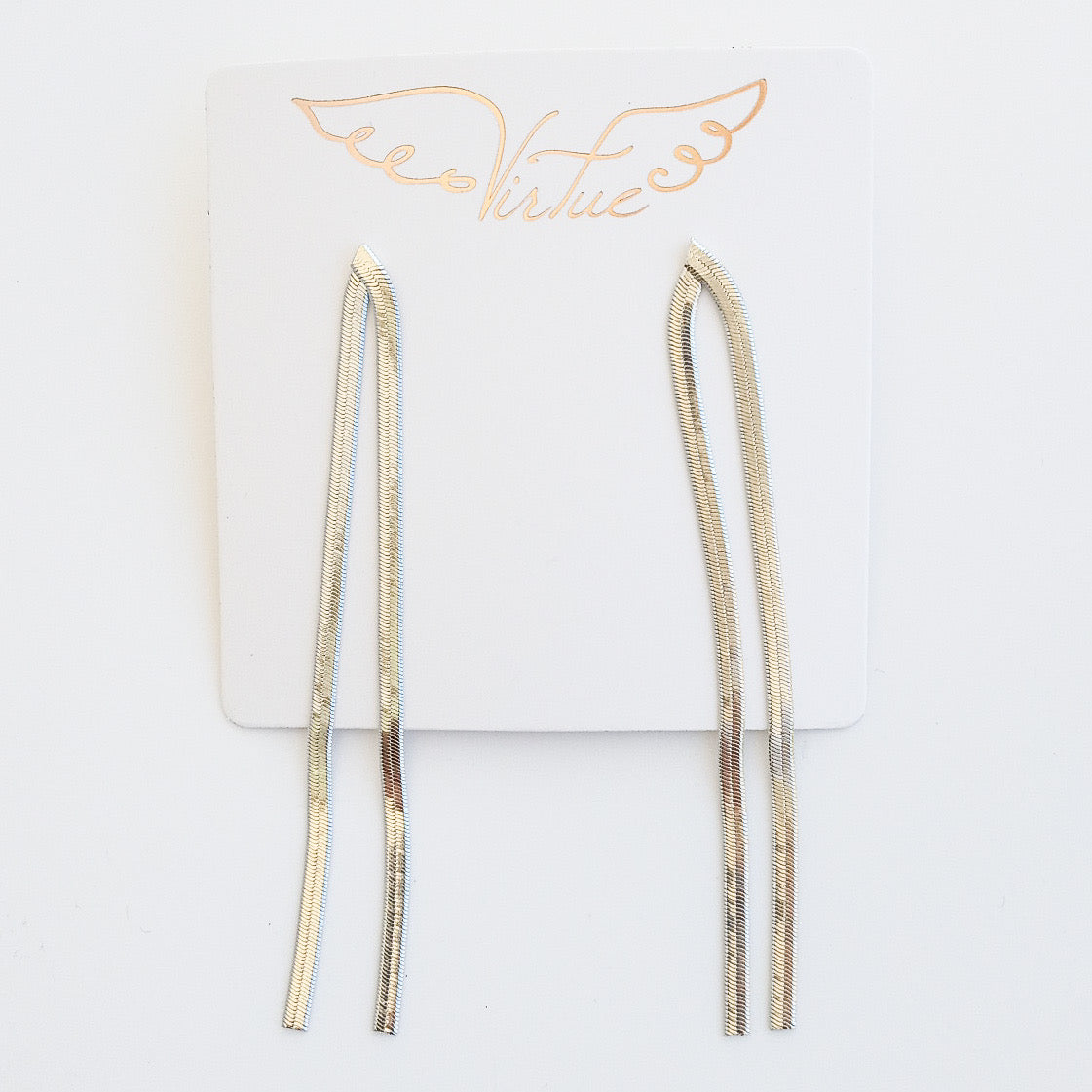 Snake Fringe Earrings