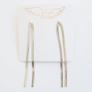 Snake Fringe Earrings