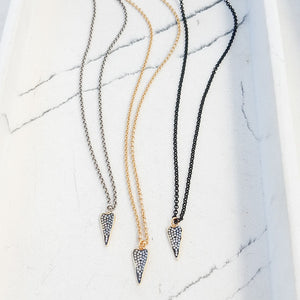 Small Chain w/ Dagger Heart 16”