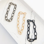 Etched Chain Bracelet