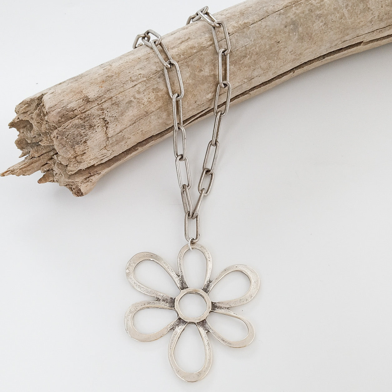 Abstract Daisy on XL Paperclip