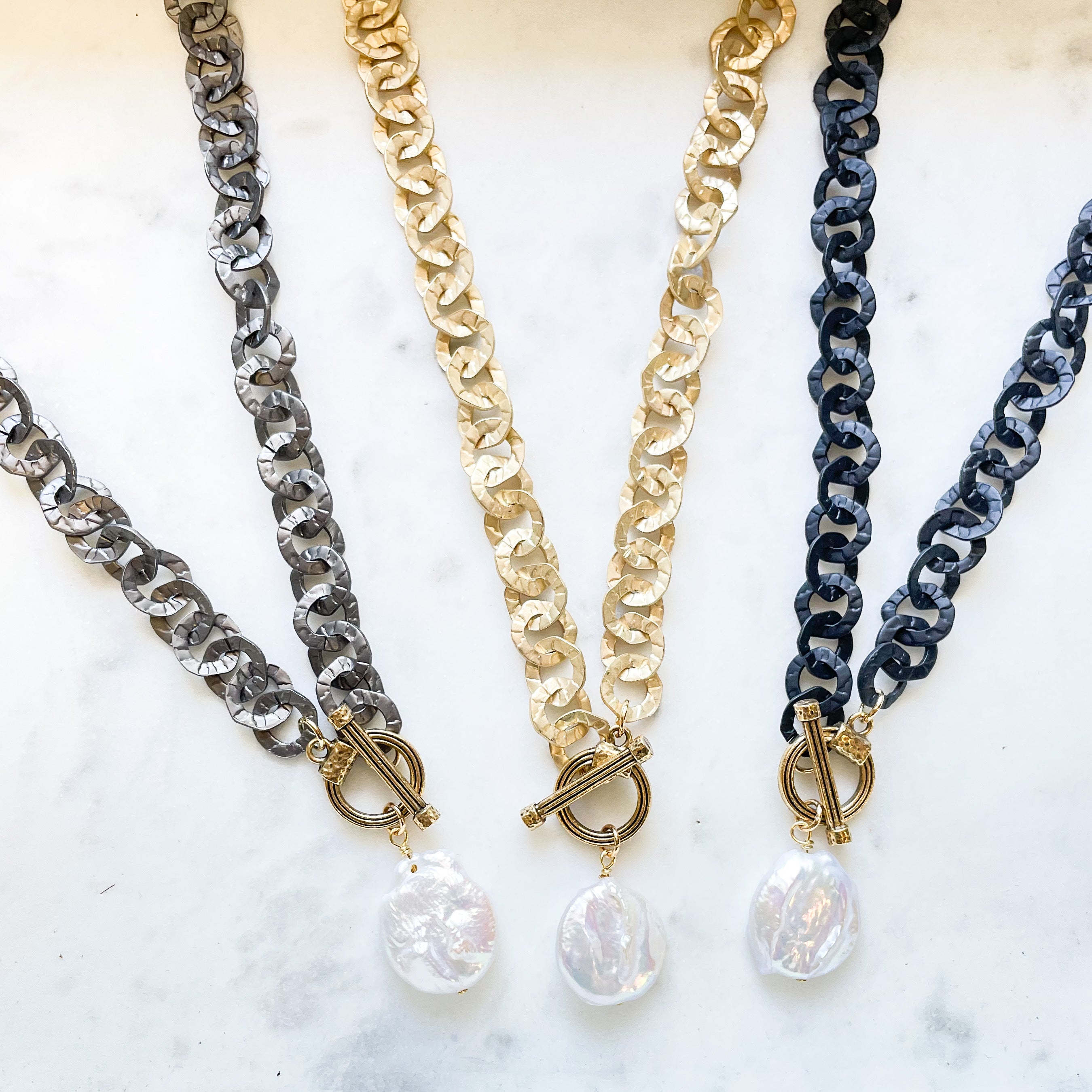 Short Washer Necklace