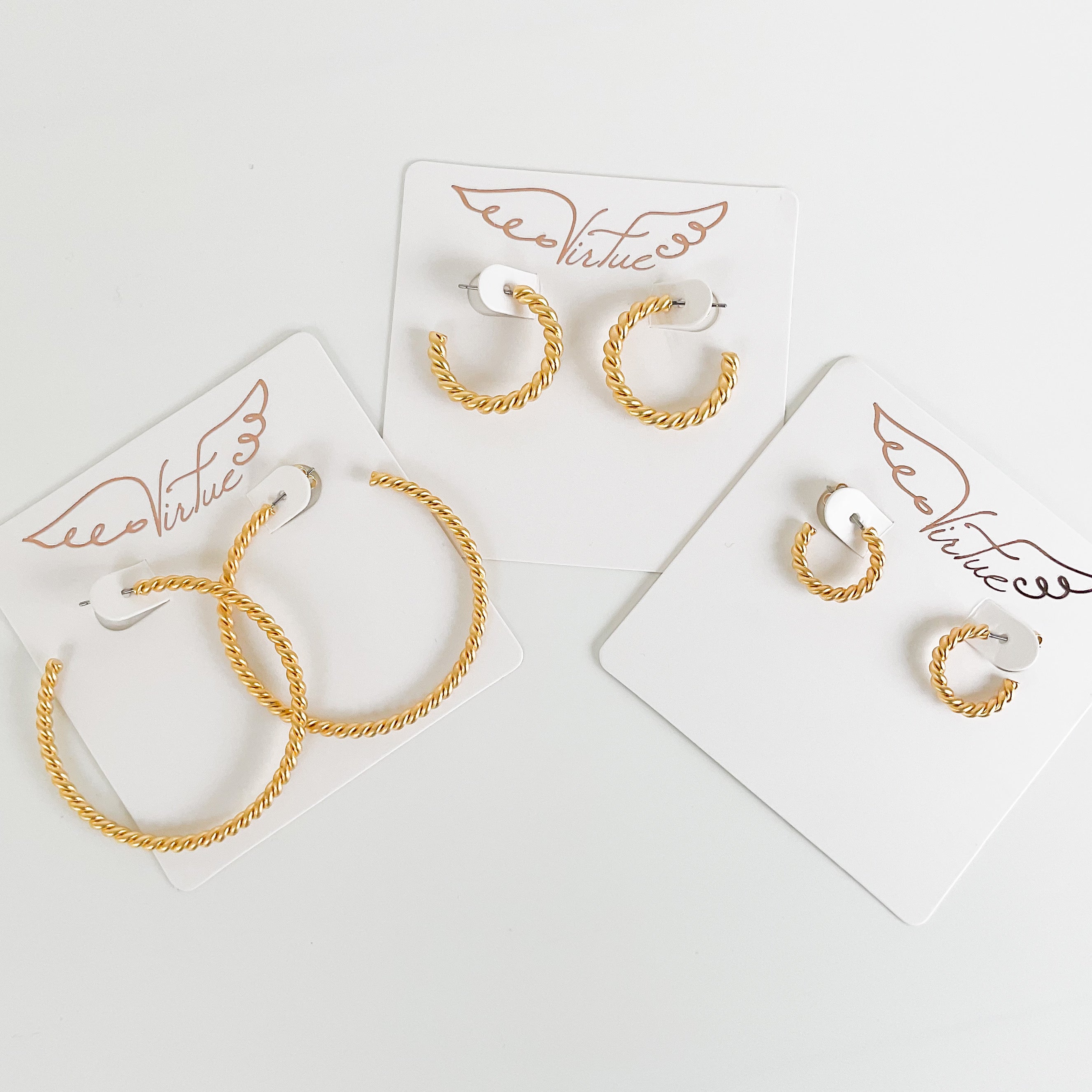 Twisted Rope Hoops