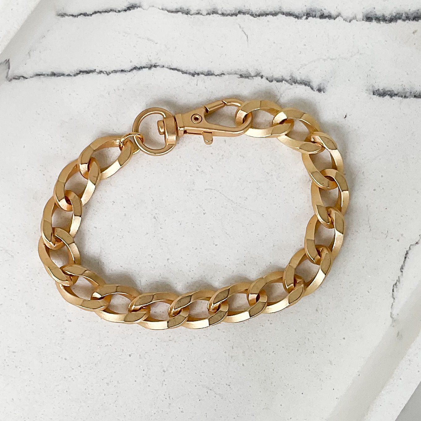 Large Curb Bracelet