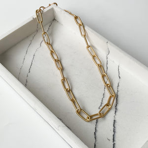 XL Paperclip Necklace 18”