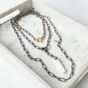 XL Long Paperclip Necklace