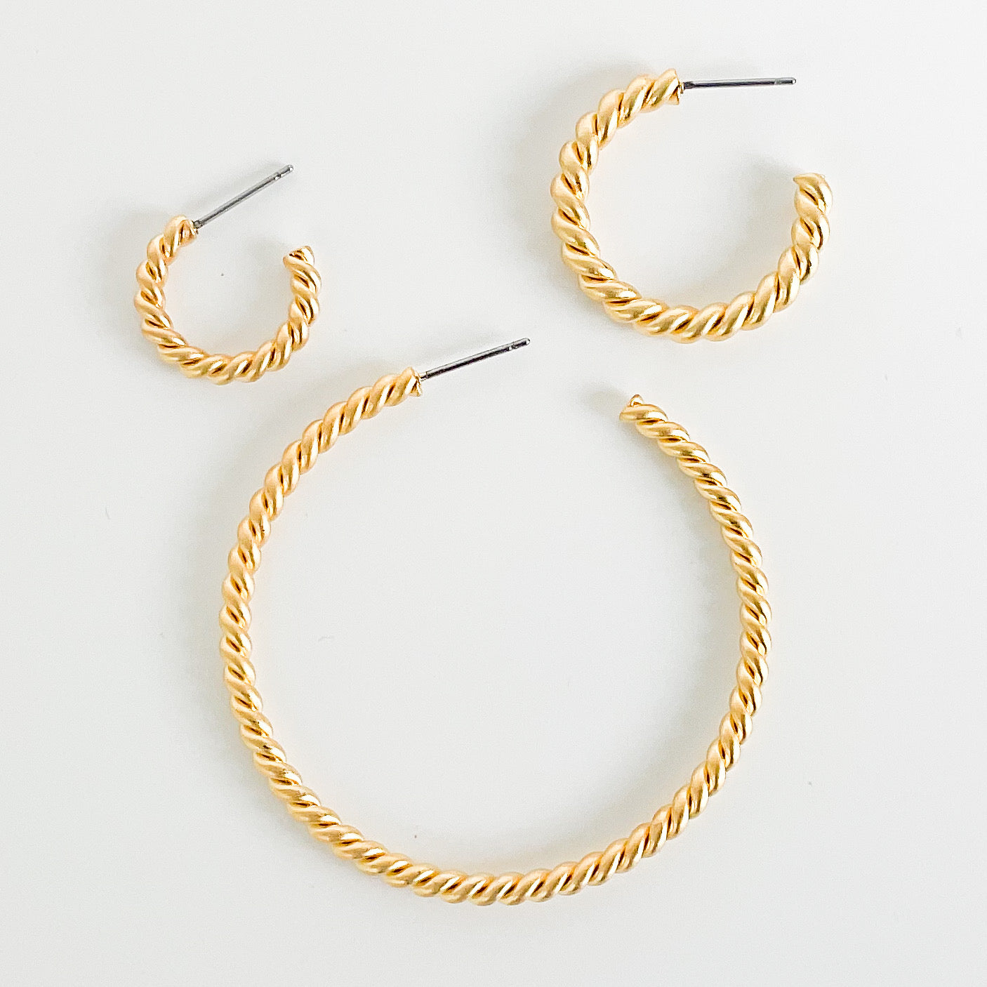 Twisted Rope Hoops