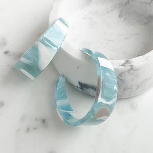 Medium Flat Acrylic Hoop