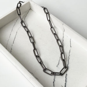 XL Paperclip Necklace 18”