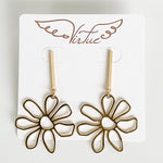 Daisy Bar Post Earrings