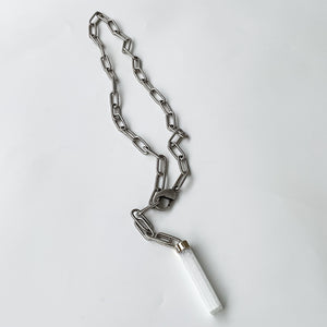 Xl Adjustable Paperclip w/ Selenite