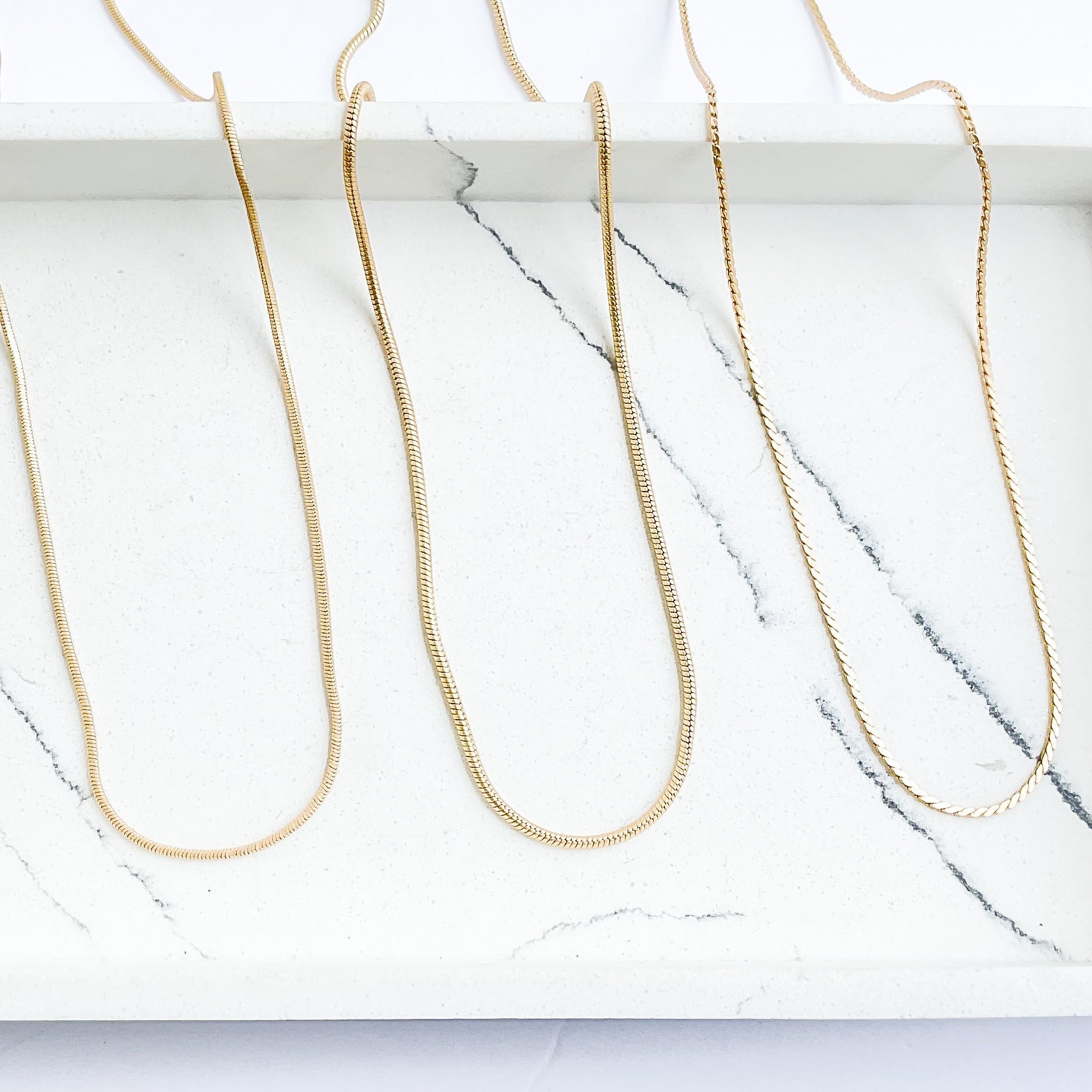Square Snake Chain 18”