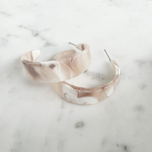 Medium Flat Acrylic Hoop