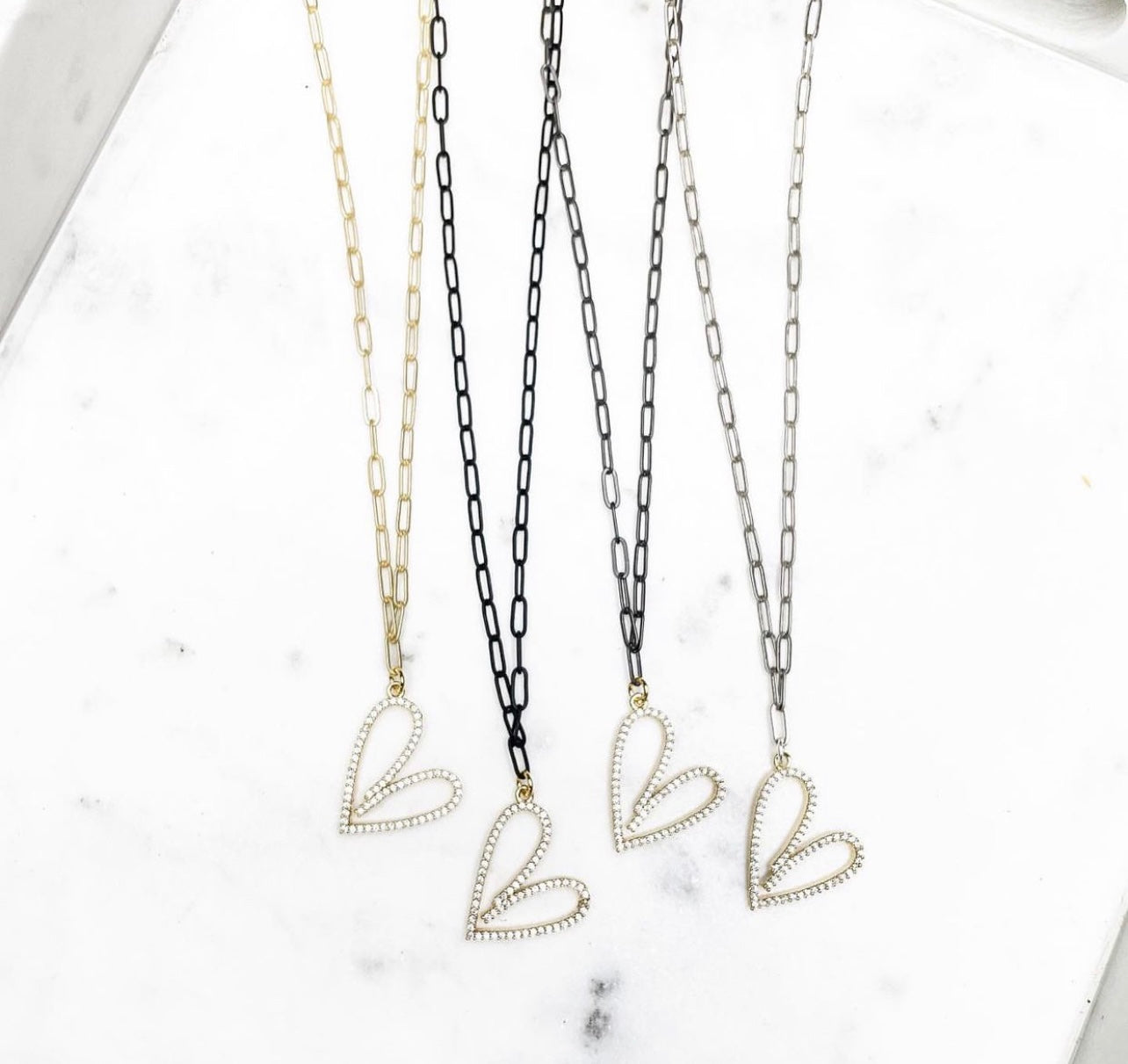 Script Heart on 19” Paperclip