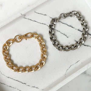 Large Curb Bracelet