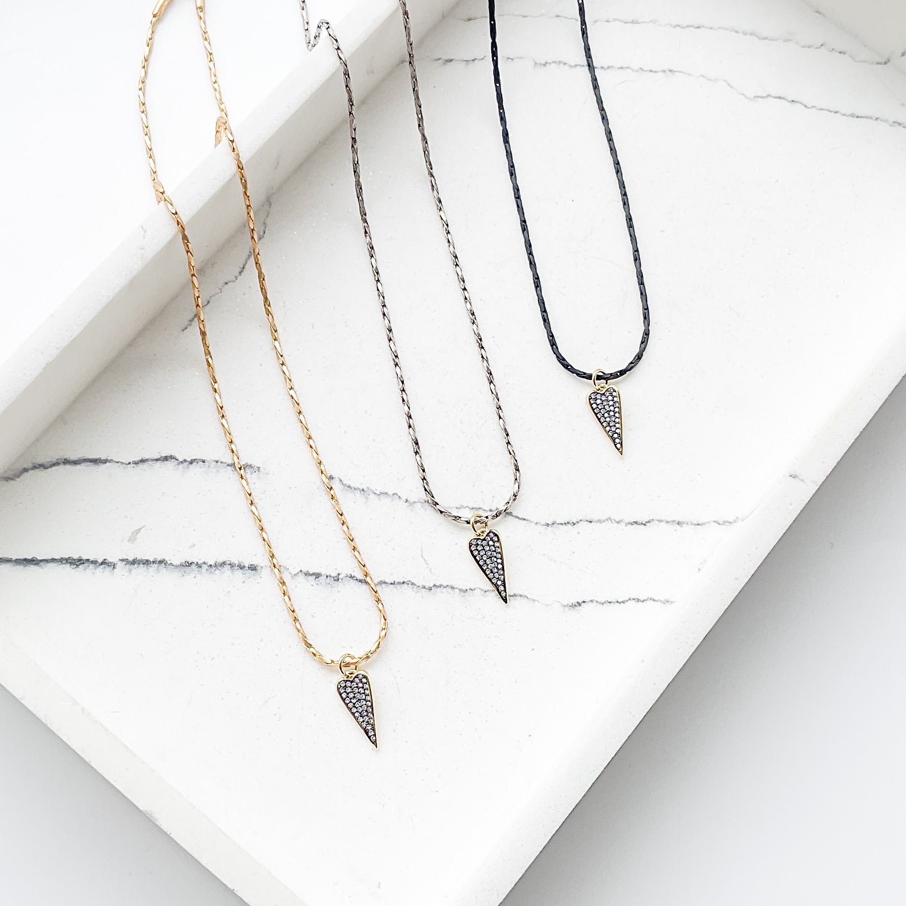 Mini Dagger Heart on Petite Rope