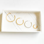 Studded Hoops