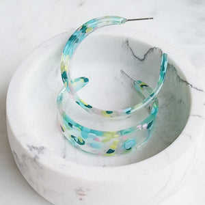 Medium Flat Acrylic Hoop