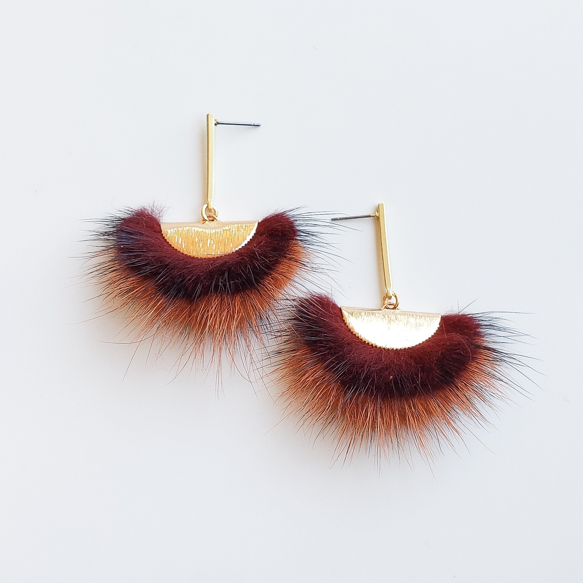 Ombré Fur on Bar Post