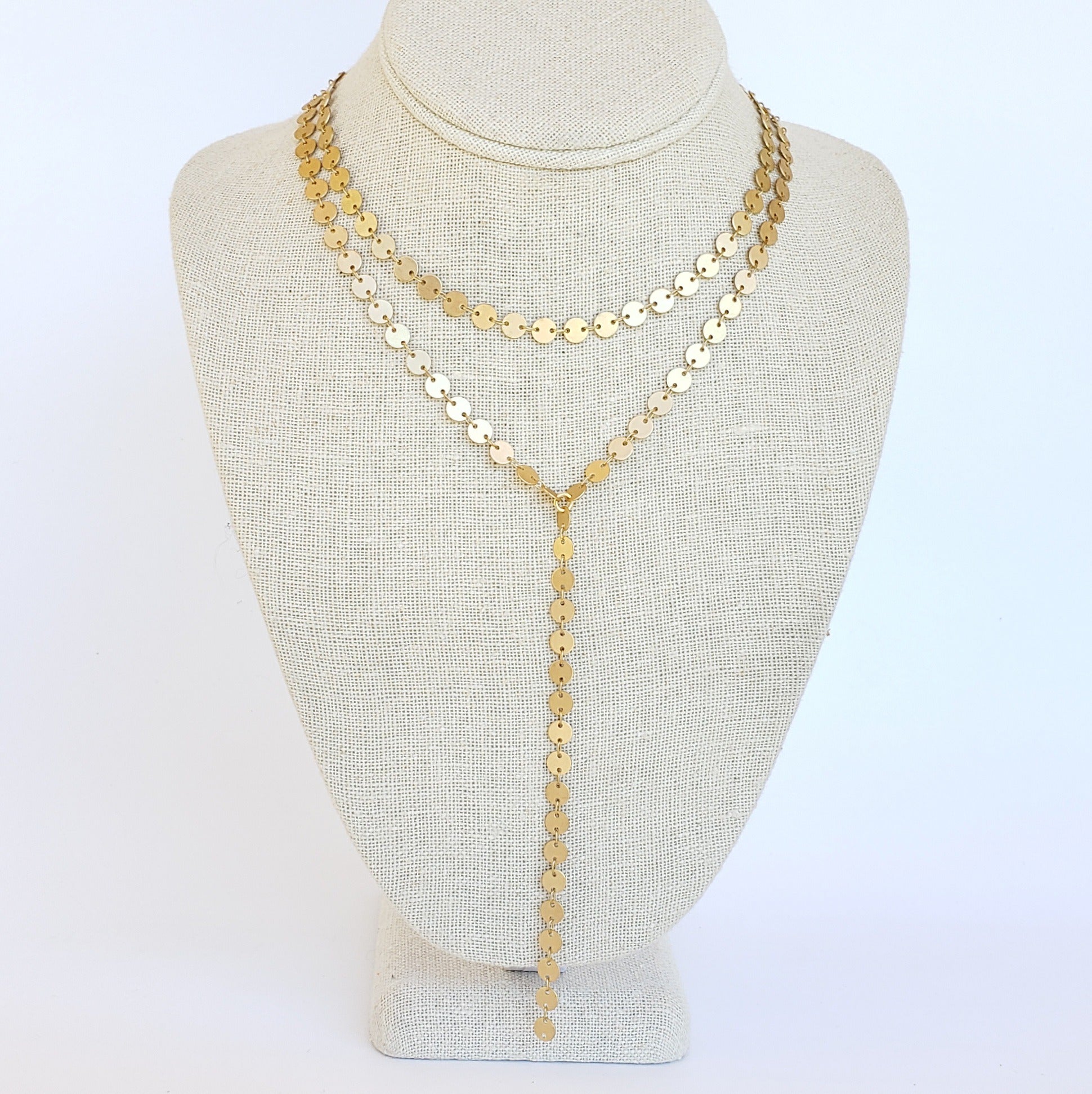 Coin Drop Necklace