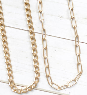 XL Paperclip Necklace 18”