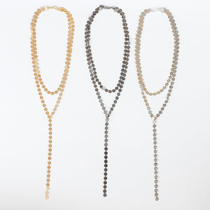 Coin Drop Necklace