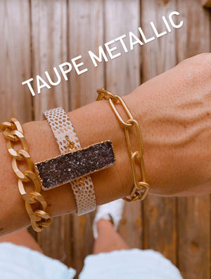 Geometric Druzy Cuff