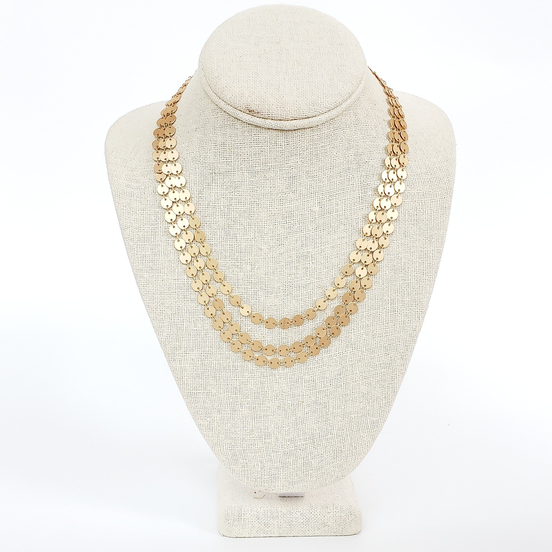 Triple Coin Necklace Virtue Jewelry Design