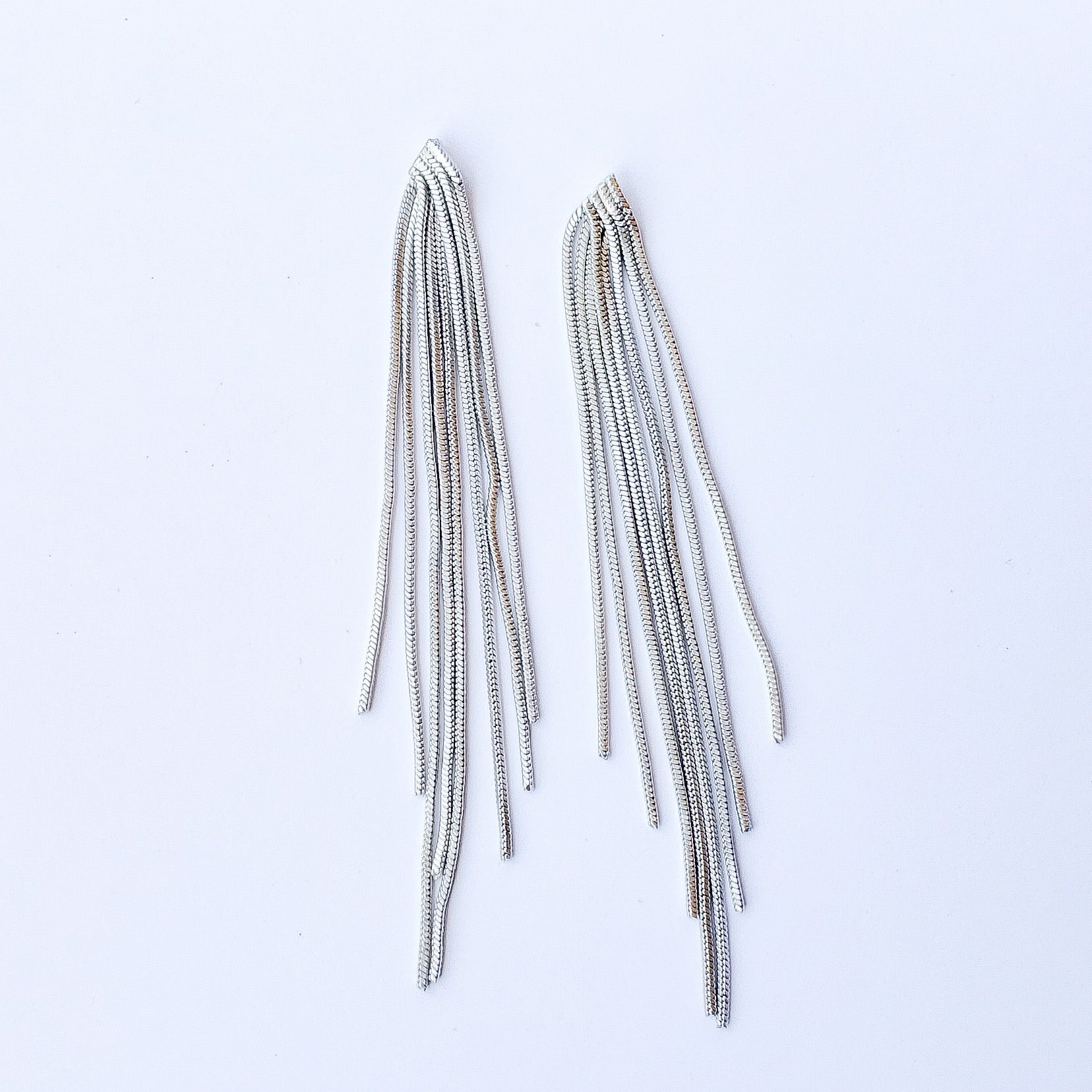 Metal Fringe Earrings
