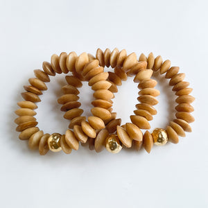 Heishi Bone Bracelets