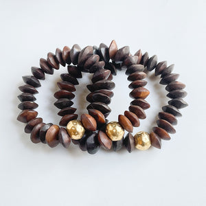 Heishi Bone Bracelets